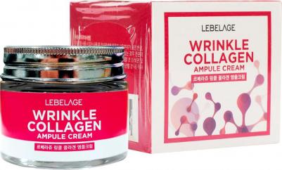 Ампульный крем против морщин для лица и шеи с колагеном Wrinkle Collagen Ampoule Cream