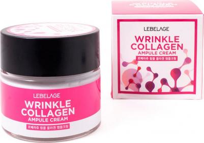 Ампульный крем против морщин для лица и шеи с колагеном Wrinkle Collagen Ampoule Cream – фото 1
