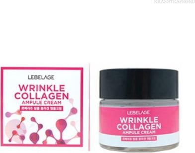 Ампульный крем против морщин для лица и шеи с колагеном Wrinkle Collagen Ampoule Cream – фото 12
