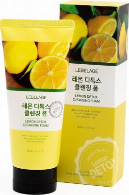 Детокс-пенка для умывания, с лимоном, 180 мл – фото 2