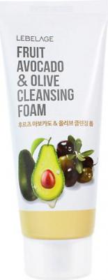Пенка для умывания Fruit Avocado&Olive Cleansing Foam с экстрактом авокадо – фото 4