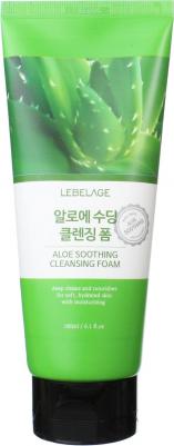 Пенка очищающая с экстрактом алоэ Aloe Cleansing Foam, 180ml