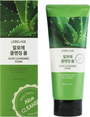 Пенка очищающая с экстрактом алоэ Aloe Cleansing Foam, 180ml – фото 4