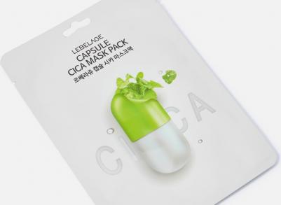 Тканевая маска для лица Capsule Cica 1 шт – фото 3