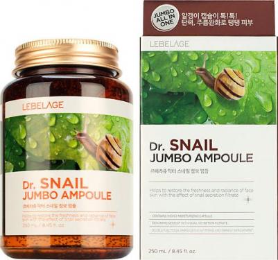 Укрепляющая сыворотка для лица с муцином улитки [] Dr. Snail Jumbo Ampoule – фото 3