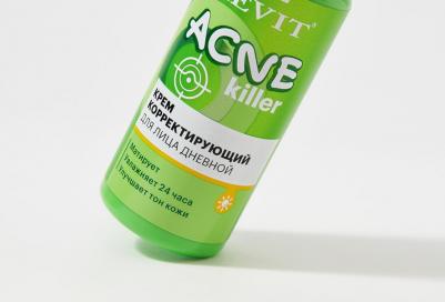 дневной крем корректирующий для лица AEVIT ACNEKILLER corrective day cream 50 ml 50 мл – фото 3