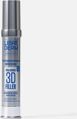 Гиалуроновый 3d филлер дневной крем SPF15 30мл 4620002184919