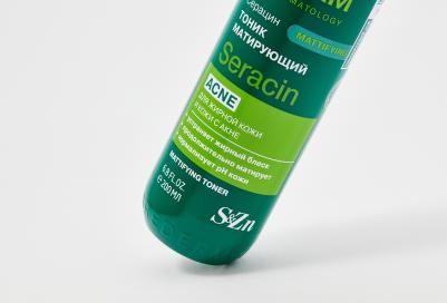 Матирующий тоник для жирной кожи Seracin, 100 мл – фото 1