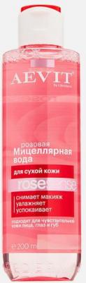 Мицеллярная вода розовая Aevit By для тусклой и сухой кожи, 200 мл – фото 5