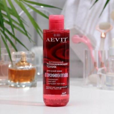 Тоник для лица Aevit RoseSense успокаивающий витаминный 200мл – фото 2