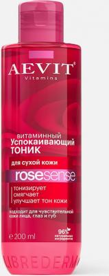 Тоник для лица Aevit RoseSense успокаивающий витаминный 200мл – фото 6