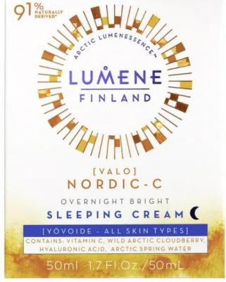 Крем Overnight Bright Sleeping Cream Contains Vitamin C 50 мл – фото 2