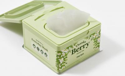 Набор масок для лица Набор масок с зеленым чаем Thanks Berry Green Tea Mask – фото 2