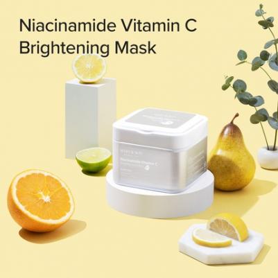 Набор тканевых масок осветляющих | Niacinamide Vitamin C Brightening Mask 30ea – фото 2