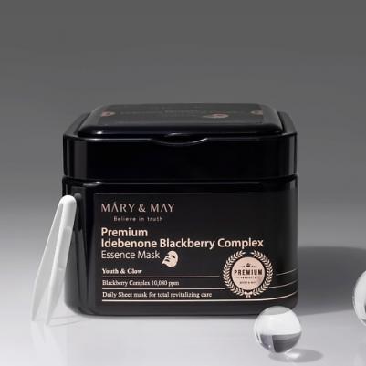 Premium Idebenone Blackberry, маска для красоты, 20 шт., 12,5 г – фото 8