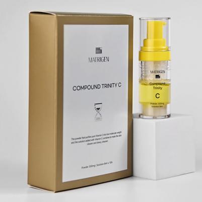 Двухкомпонентная сыворотка для лица с порошком витамина С Compound Trinity C 8.0 – фото 1