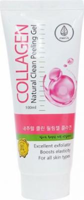 Пилинг- гель с коллагеном Collagen Natural Clean Peeling Gel 100мл – фото 2