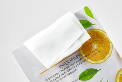 Тканевая маска для осветления и придания энергии коже лица с экстрактом витамина С, 27 мл – фото 1