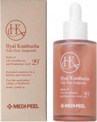 Cыворотка для лица увлажняющая с комбучей Hyal Kombucha Tea-Tox Ampoule, 50 мл
