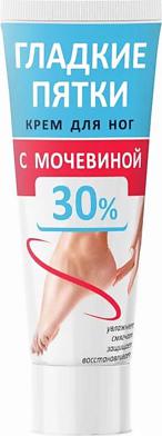 Крем для ног с мочевиной 30% гладкие пятки, 75 мл – фото 2