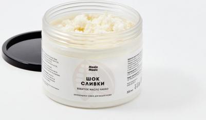 Взбитое масло какао для тела "Шок сливки" с маслами зародышей пшеницы, кокоса и экстрактом ванили, 300 мл – фото 1