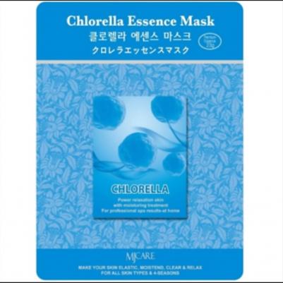 Маска для лица Маска тканевая хлорелла Chlorella Essence Mask – фото 5