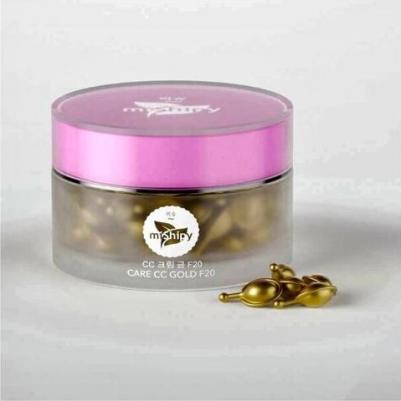 Корейская сыворотка в капсулах CARE CC Gold F20 с экстрактом листьев камелии и стволовыми клетками альпийской розы, 30 капсул – фото 6