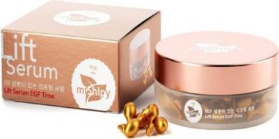Корейская сыворотка в капсулах для лица Lift Serum EGF Time с маслом жожоба и экстрактом розмарина – фото 8