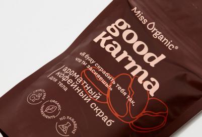 Ароматный кофейный скраб для тела GOOD KARMA 220.0 – фото 5