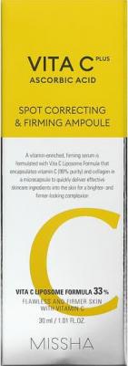 Антивозрастная сыворотка-ампула с витам.С Vita C Plus Spot Correcting & Firming Ampoule 30ml – фото 8