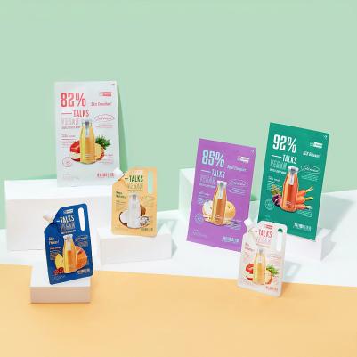 Маска увлажняющая для лица TALKS VEGAN SQUEEZE SHEET MASK [SKIN SMOOTHER] 27 гр – фото 2