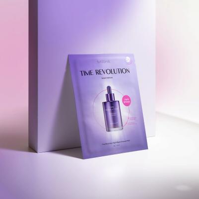 Маски для лица Маска для лица гидрогелевая с пролонгированным анти-эйдж эффектом Time Revolution The First – фото 4