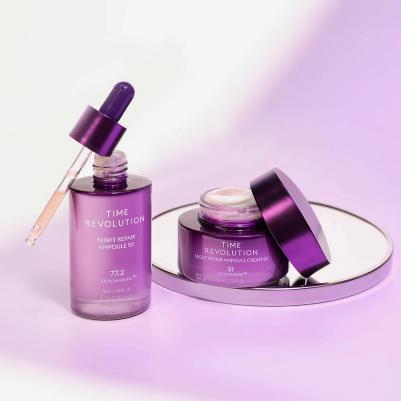 Ночная восстанавливающая ампульная пробиотик-сыворотка Time Revolution Night Repair Ampoule 5X, 50 мл – фото 19