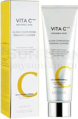 Очищающая пенка с витамином С для лица Vita C Plus Clear Complexion Foaming Cleanser 120ml – фото 2