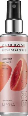 Парфюмированная дымка Свежий грейпфрут Dare для тела и волос, 105 мл