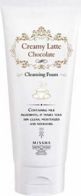 Пенка для умывания Очищающая пенка для лица Creamy Latte Cleansing Foam Chocolate