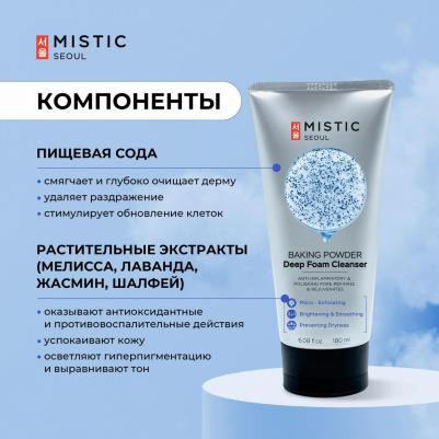 Глубокоочищающая пенка-пилинг для умывания BAKING POWDER 180 мл – фото 1