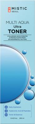 Глубокоувлажняющий тонер с гиалуроновой кислотой MULTI AQUA Ultra Toner 250мл – фото 7