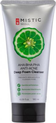 Пенка для умывания с AHA-BHA-PHA кислотами Anti-Acne Deep Foam Cleanser 180 – фото 6