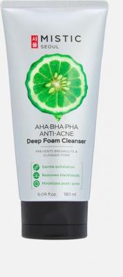 Пенка для умывания с AHA-BHA-PHA кислотами Anti-Acne Deep Foam Cleanser 180