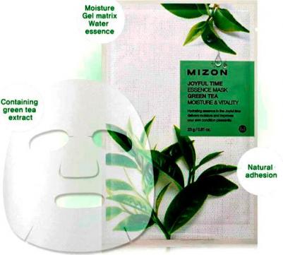Joyful Time Essence Mask, Green Tea – фото 2