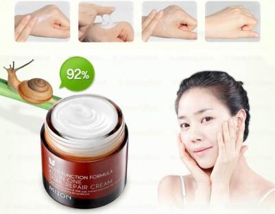 Крем для лица с экстрактом улитки 92% All in One Snail Repair Cream 75мл – фото 8