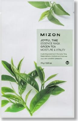 Маска для лица Тканевая маска с зеленым чаем Joyful Time Essence Mask Green Tea – фото 1