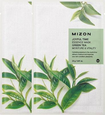 Маска для лица Тканевая маска с зеленым чаем Joyful Time Essence Mask Green Tea – фото 5