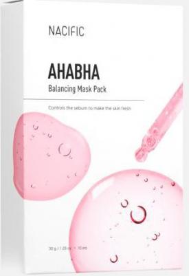Маска для лица Маска тканевая очищающая с кислотами AhaBha Balancing Mask Pack – фото 8