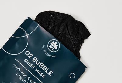 Маска для лица Тканевая маска Ультраочищающая пузырьковая O2 BUBBLE SHEET MASK 25.0 – фото 4