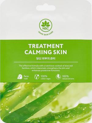 Тканевая маска для лица "Заживляющая и Успокаивающая" Sheet Face mask Treatment & Calming skin 1 шт