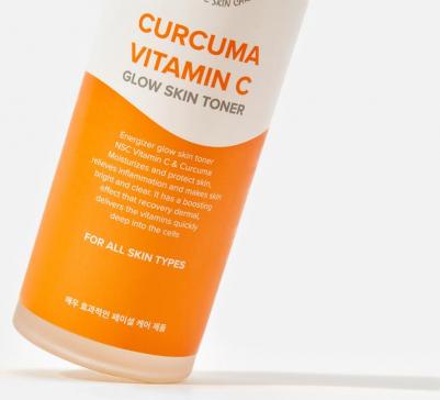 Ухаживающий тонер "сияние кожи" Vitamin C & Curcuma Toner Glow skin 100 мл – фото 3