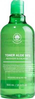 Восстанавливающий тонер для лица "Алое" Recovery Face Toner Aloe 500 мл – фото 5