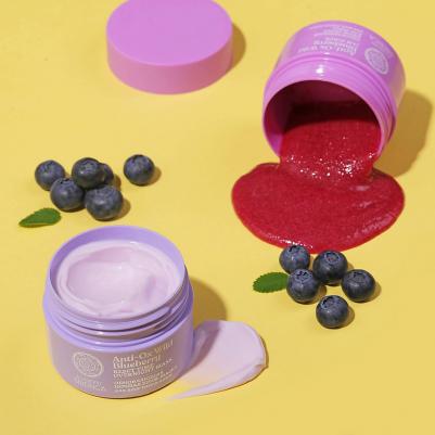 Крем-маска Blueberry Siberica обновляющая ночная 50мл – фото 10